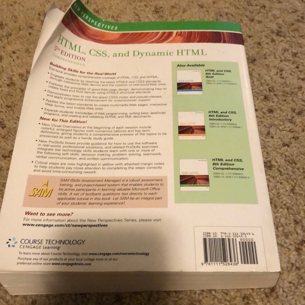HTML CSS & Dynamic HTML Fifth Edition - Picture 2 of 4